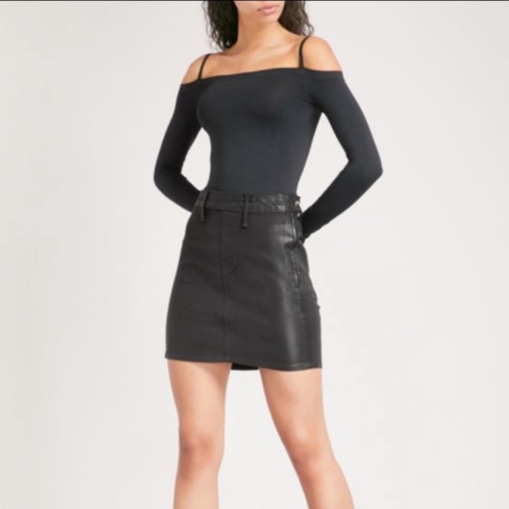Good American mini skirt